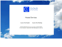 Tablet Screenshot of cloud-systems.net
